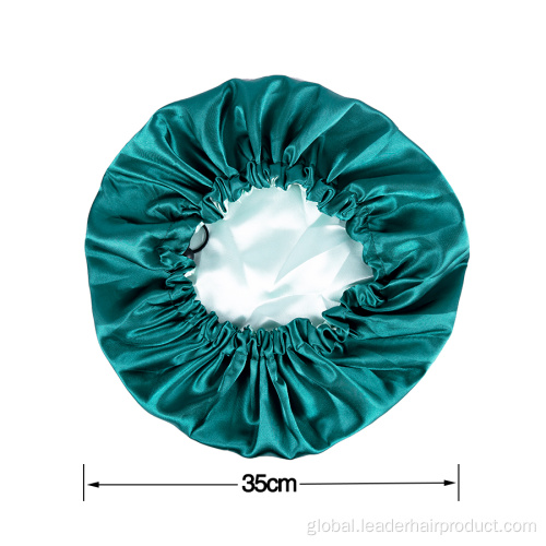 Hair Extension Thread Adjustable Satin Bonnet Silk Night Cap For Hair Factory